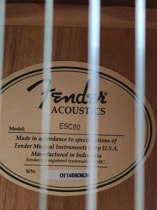 Guitarra classica fender 3/4