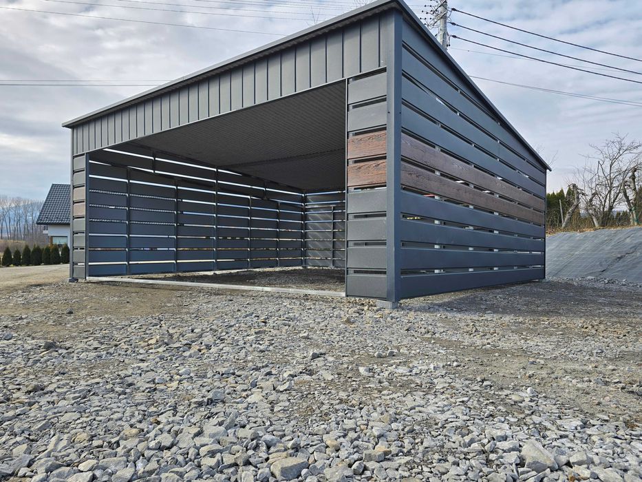 Wiata Carport z Profila Ocynkowanego