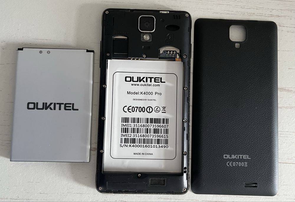 Мобільний телефон Oukitel К4000 pro не робочий