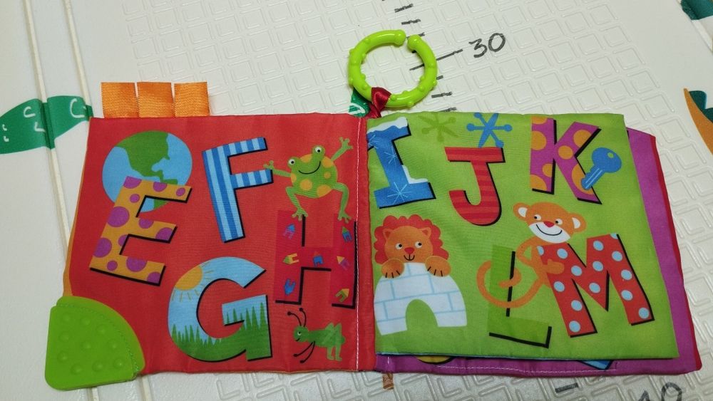 Livro para bebé com mordedor Playtex