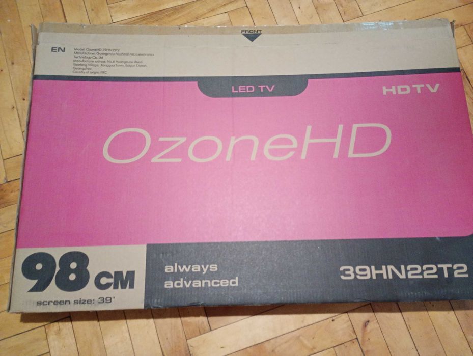 Телевізор OzoneHD 39HN22T2 на запчастини. Все працює, але битий екран.