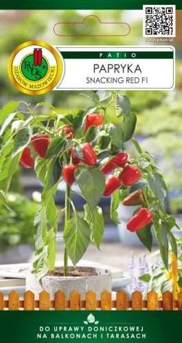 Papryka doniczkowa Snacking Red F1 15 ziaren Pnos