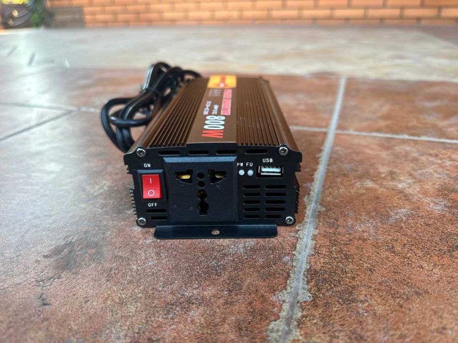 Преобразователь 12-220v 800w с автоматикой для котлов и насосов