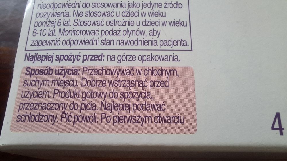 Nutridrink protein omega 3, sprzedaję 7 sztuk po 125 ml