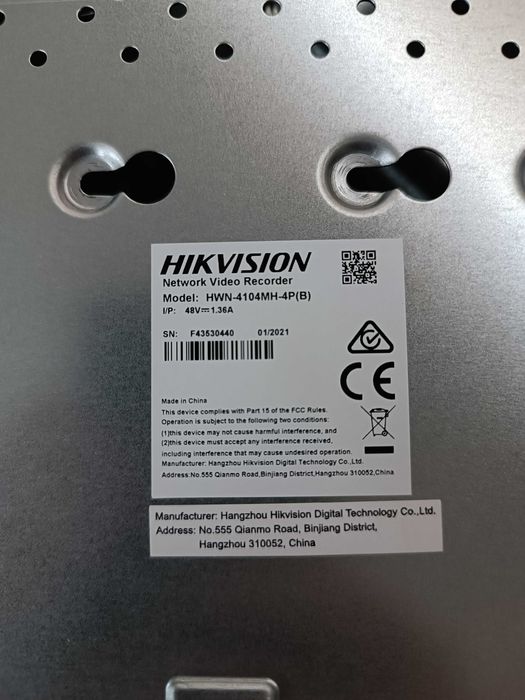NVR (Network Video Recorder) Hikvision PoE