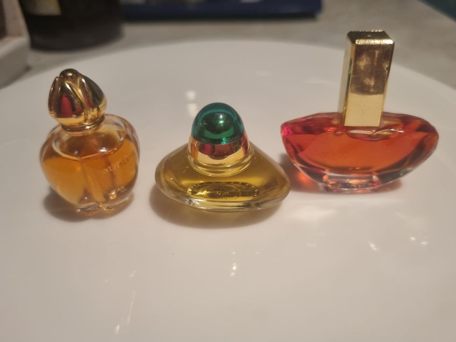 3szt Miniaturki perfum