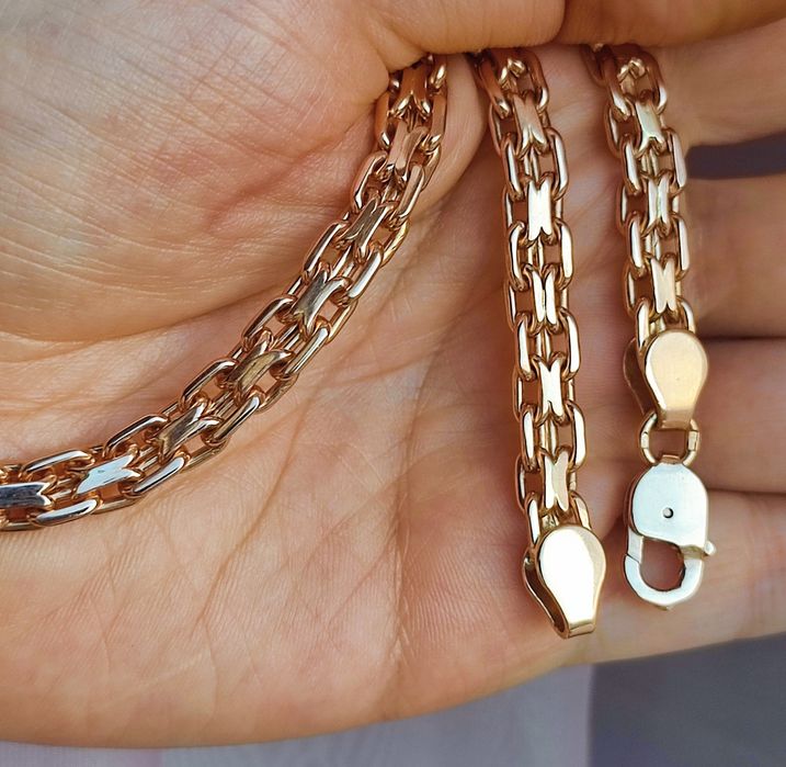 Отличная Золотая Цепь в Новом Состоянии - Достойный Вид !