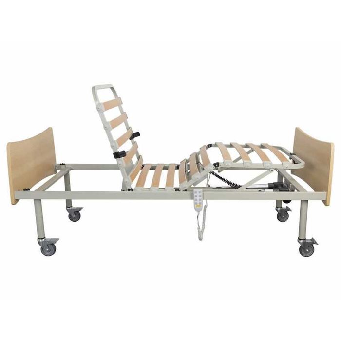 Cama Elétrica Geriátrica com Rodas (NOVA) Articulada