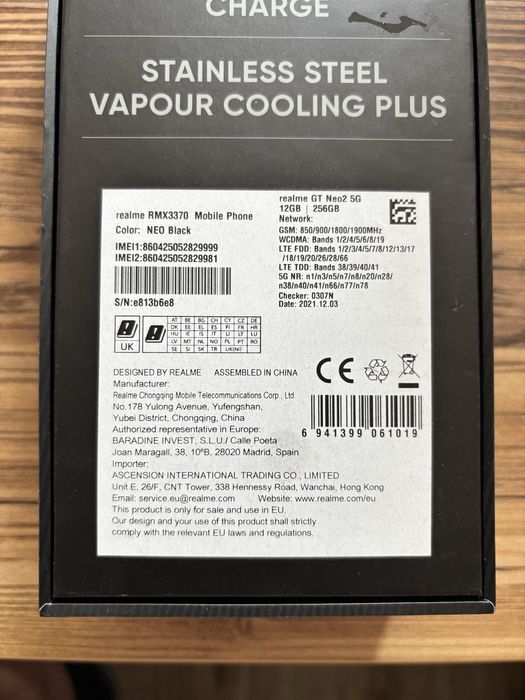 Realme GT Neo 2 5G 256/12 Gb