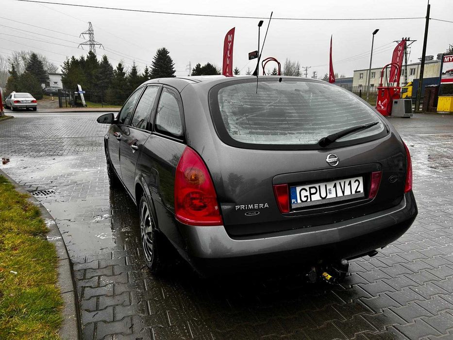 Nissan Primera P12 kombi 2004/1.8 benzyna/zadbany/długie opłaty/hak