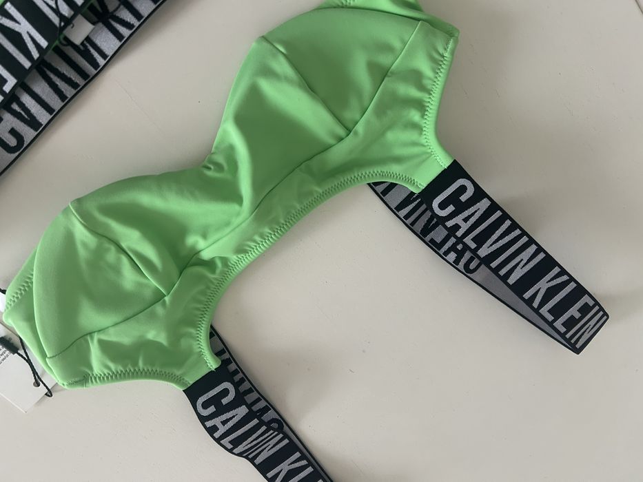 Oryginalny strój kąpielowy Calvin Klein bikini neon