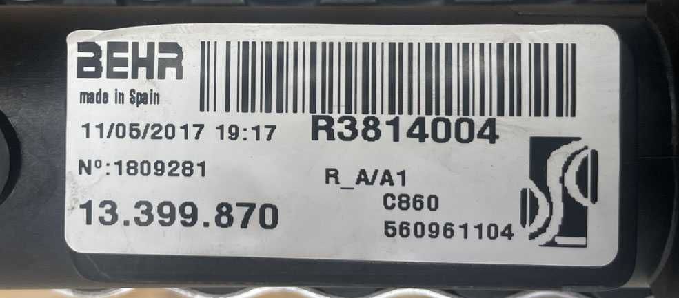 radiadores agua + AC opel Corsa D / Corsa E