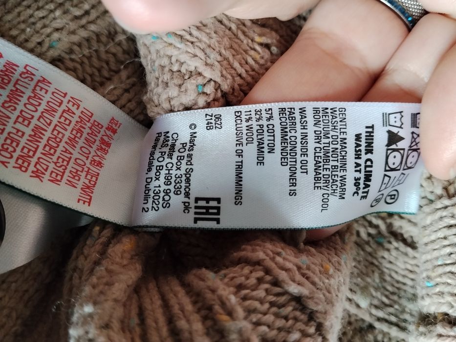 Sweter damski beżowy xl per una