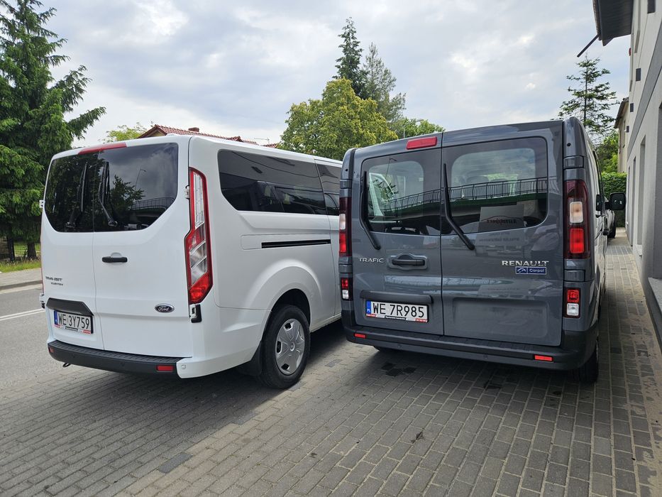 WYNAJEM BUSÓW 9 Osobowych Wypożyczalnia lubuskie TRAFIC VIVARO aut