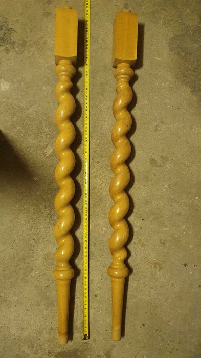 Tralki dębowe lakierowane