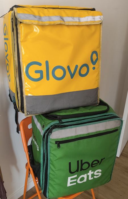 Bolsa Térmica Uber e Glovo - Usadas