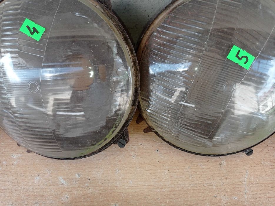 Szkła - lampy - przód - WSK + inne - Piast, Refmet