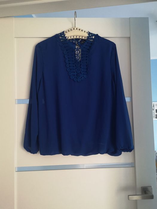 Chabrowa koszula wloskiej produkcji nowa z metką