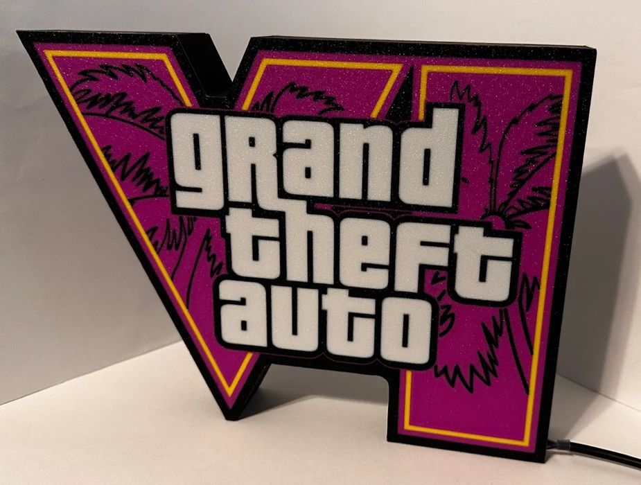 Led светильник  в стиле GTA6