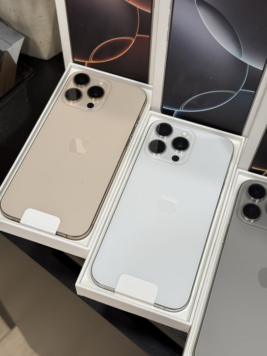 New Open iPhone 16 pro max 256gb natural, white, desert, black