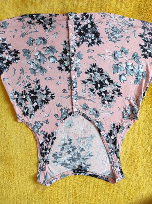 Качественная укороченная свободная футболка р.44-46 Англия