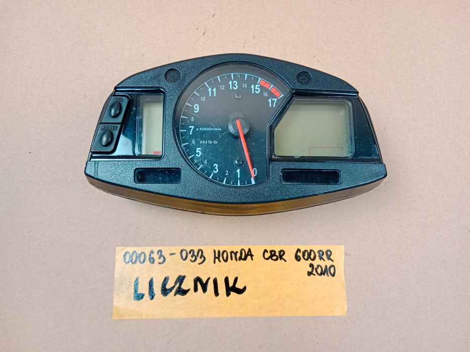 Honda CBR 600 RR PC40 Licznik Zegary Wyświetlacz 07-12 ( BEZ ABS ! )