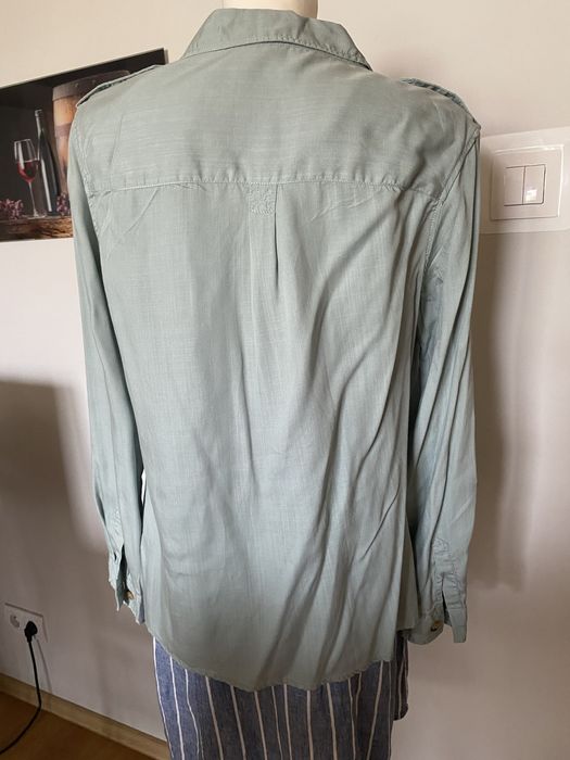 Stylowa koszula z pagonami, damska, rozpinana, nowa, F&F, rozmiar 40