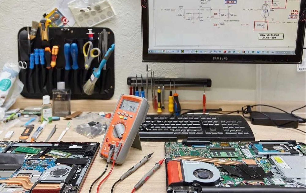 ① Ремонт КОМПЬЮТЕРОВ • НОУТБУКОВ ② С ВЫЕЗДОМ мастера на дом ③ Срочно