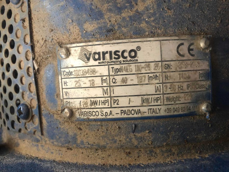 Pompy PJ Varisco N4EG (PJ, Pompa wodna)
