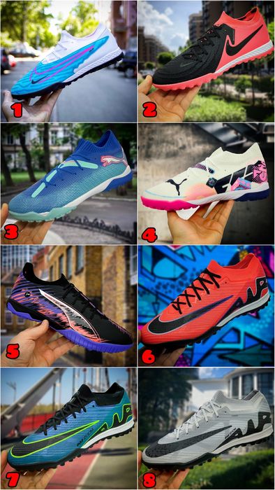 БЕЗ ПЕРЕДПЛАТИ‼️ Футбольні сороконіжки, футзалки Nike / 36-46, Преміум