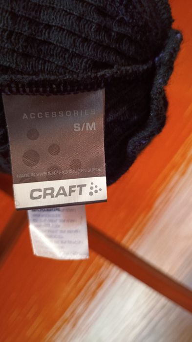 Craft  Czapka sportowa z dzianiny wełniano-akrylowej, 30% Wełna, S/M