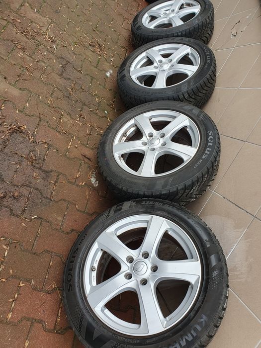 Felgi 17" Audi Skoda Bmw X1 5x112 Et48+225.55.17  Wielosezonowe