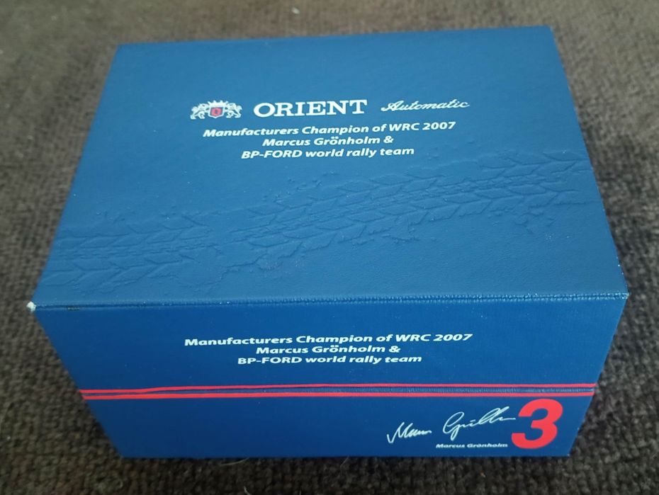 Relógio automático Orient coleção Marcus Grönholm BP-Ford