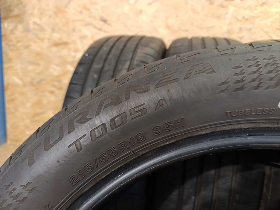 4x 215/55 R18 95H Bridgestone Turanza T005A 2022r 5,5mm