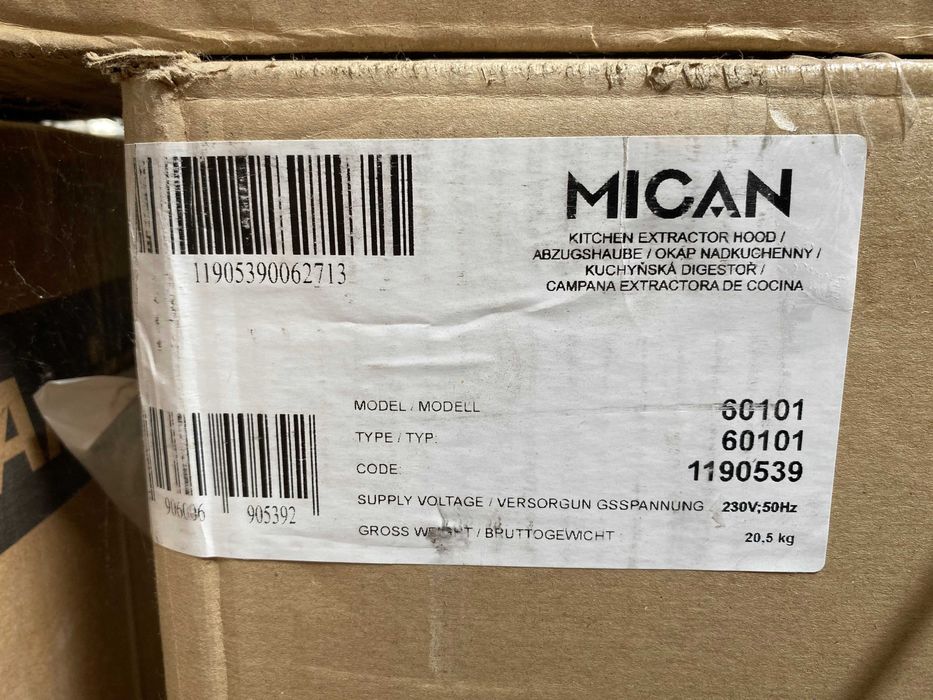 NOWY Okap Wyspowy Amica IH 17411 S Gwarancja 1 rok