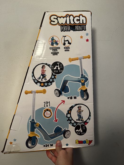 Trotinete / triciclo criança 18M+