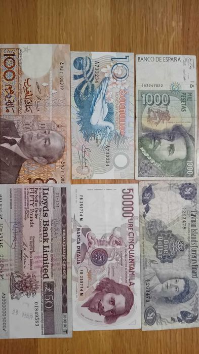 Sprzedam banknoty z różne