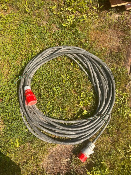 Przedłużacz siłowy 32m 400V 5x6mm² 32A kabel gumowy H07RN-F