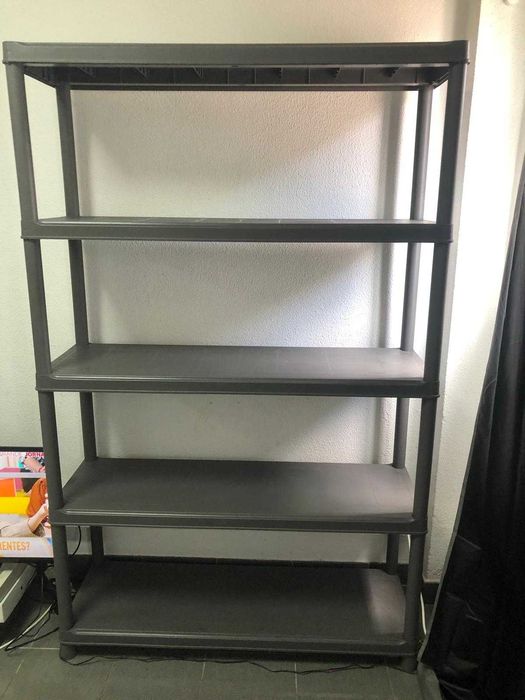 Conjunto 2 Estantes Grandes IKEA - Sem Parafusos - Toda de Encaixe