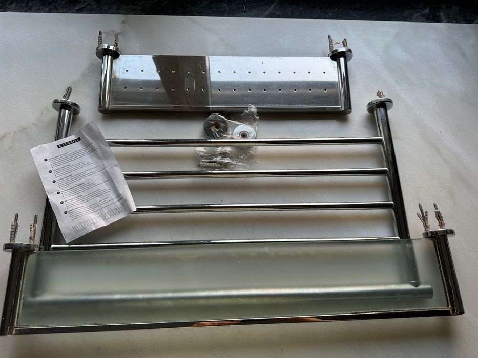 Conjunto Cosmic suportes e toalheiro casa de banho