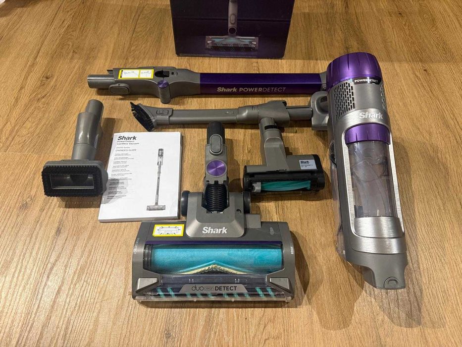 Odkurzacz pionowy Shark POWER DETECT szaro-fioletowy