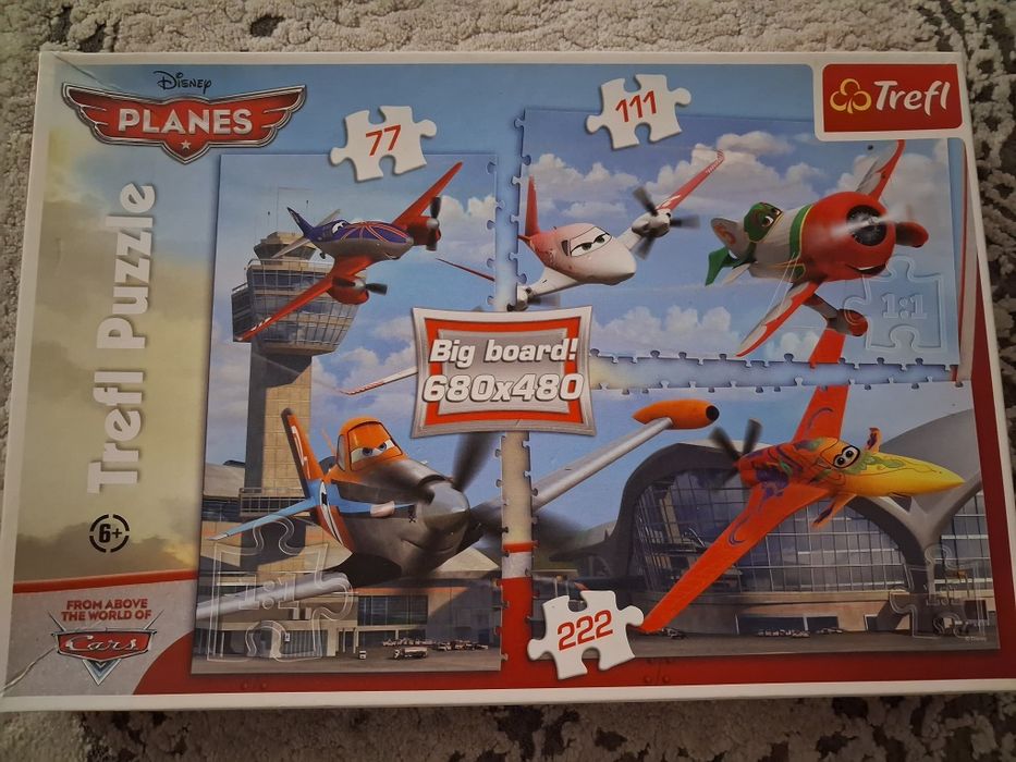 Puzzle Planes-Samoloty, 3 układanki