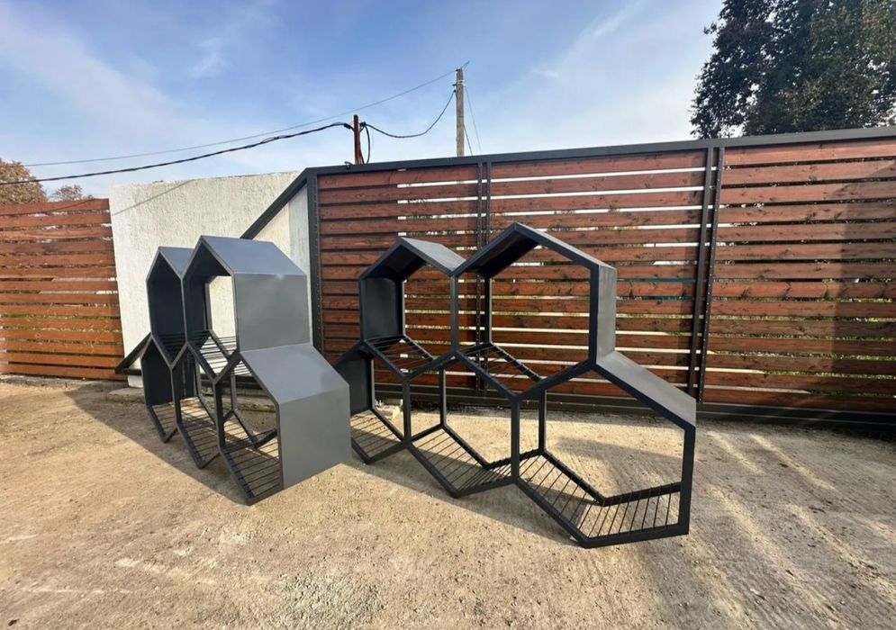 Дровник Соты для вашего дома