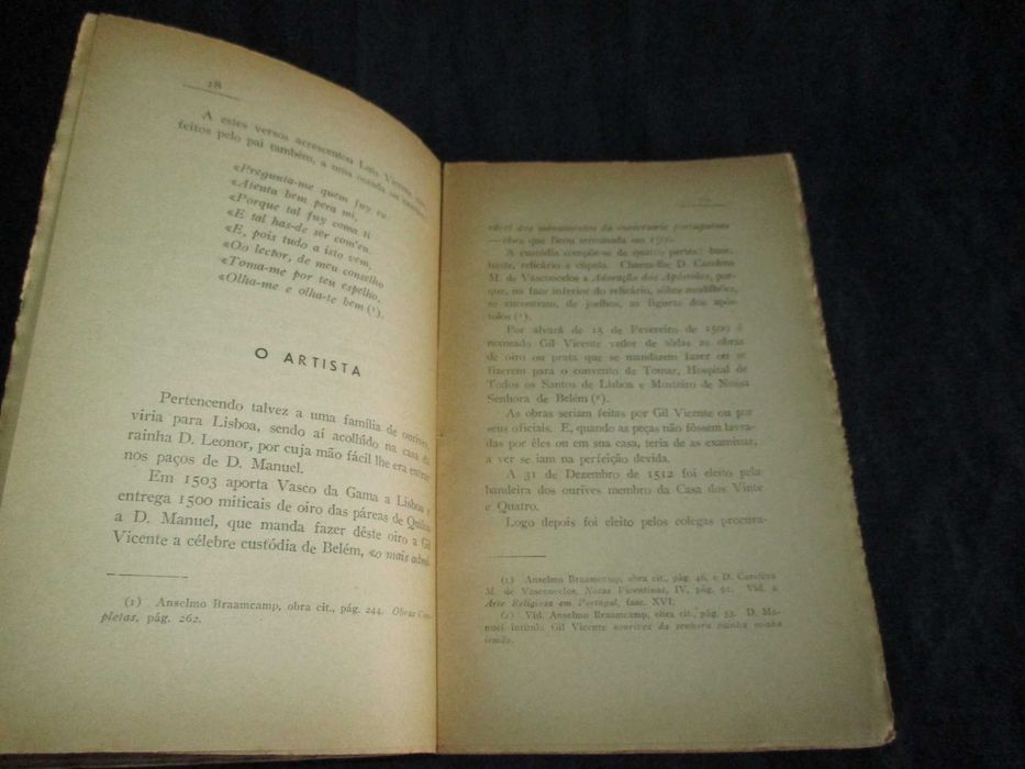 Livro Exortação da Guerra de Gil Vicente Augusto C. Pires de Lima