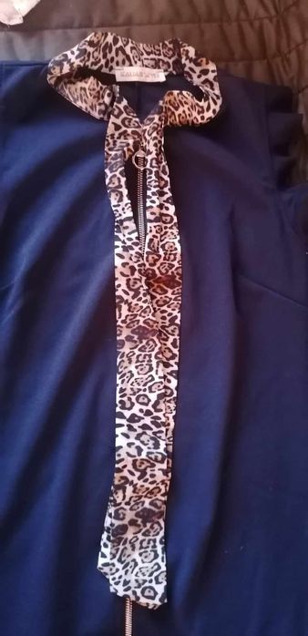 Body E vestido  azul