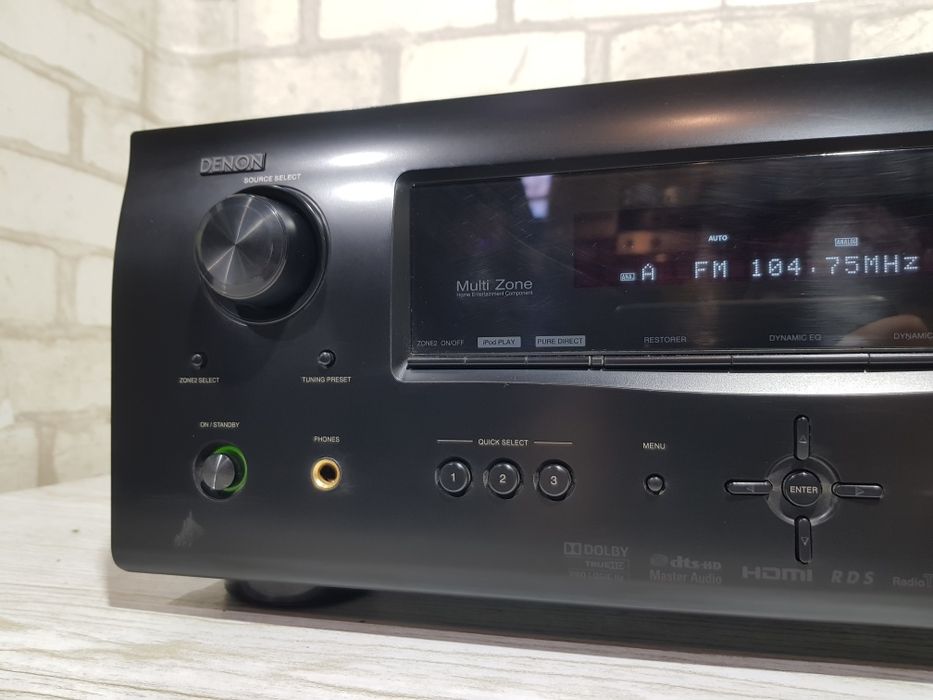 7.1 AV ресивер DENON AVR-1911, HDMI, USB, 3D, б/у з Німеччини