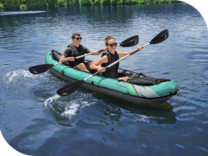 Kajak Bestway Hydro-Force Ventura Elite X2, Pompka Wiosła Torba Do 200 Kg.