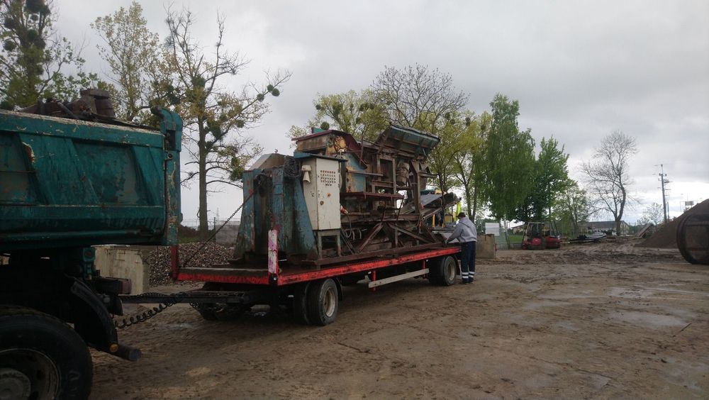 Terex Szczękowa  Kruszarka szczękowa NA HAKOWCA