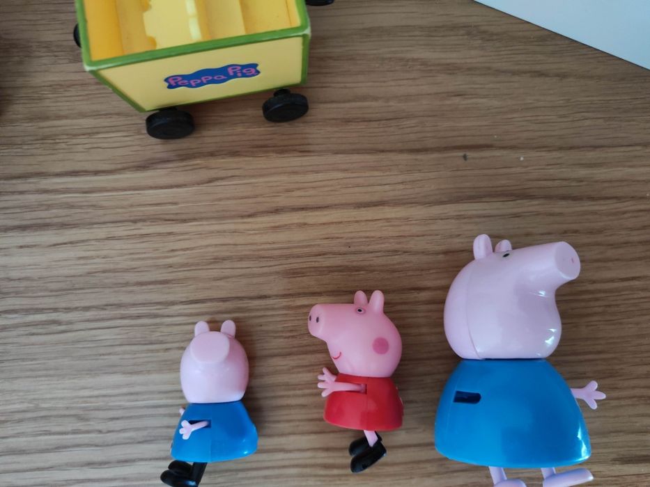 świnka peppa pociąg dziadka świnki
