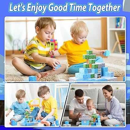 Magnetyczne klocki dla chłopców i dziewcząt w wieku od 3 lat